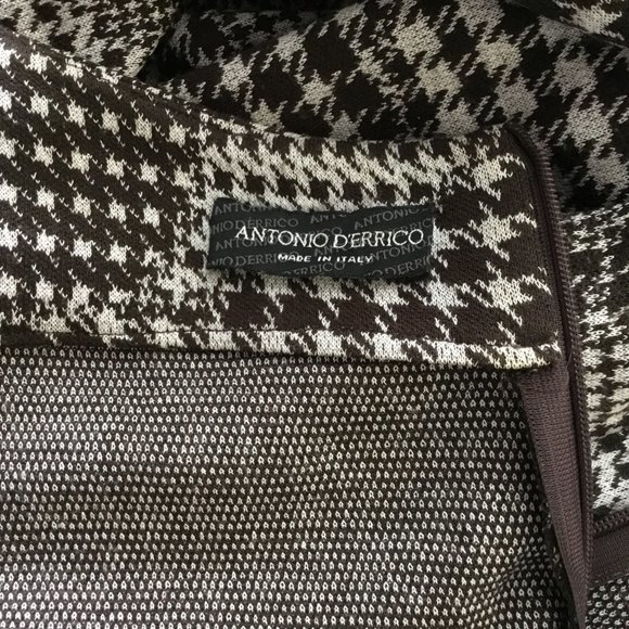 Antonio Derrico Black and White Houndstooth Dress - Picture 7 of 9